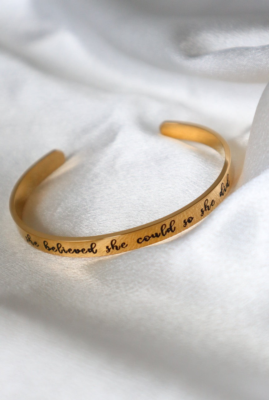 She believed Bangle