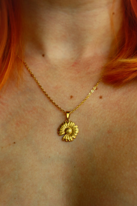 Sunflower Necklace